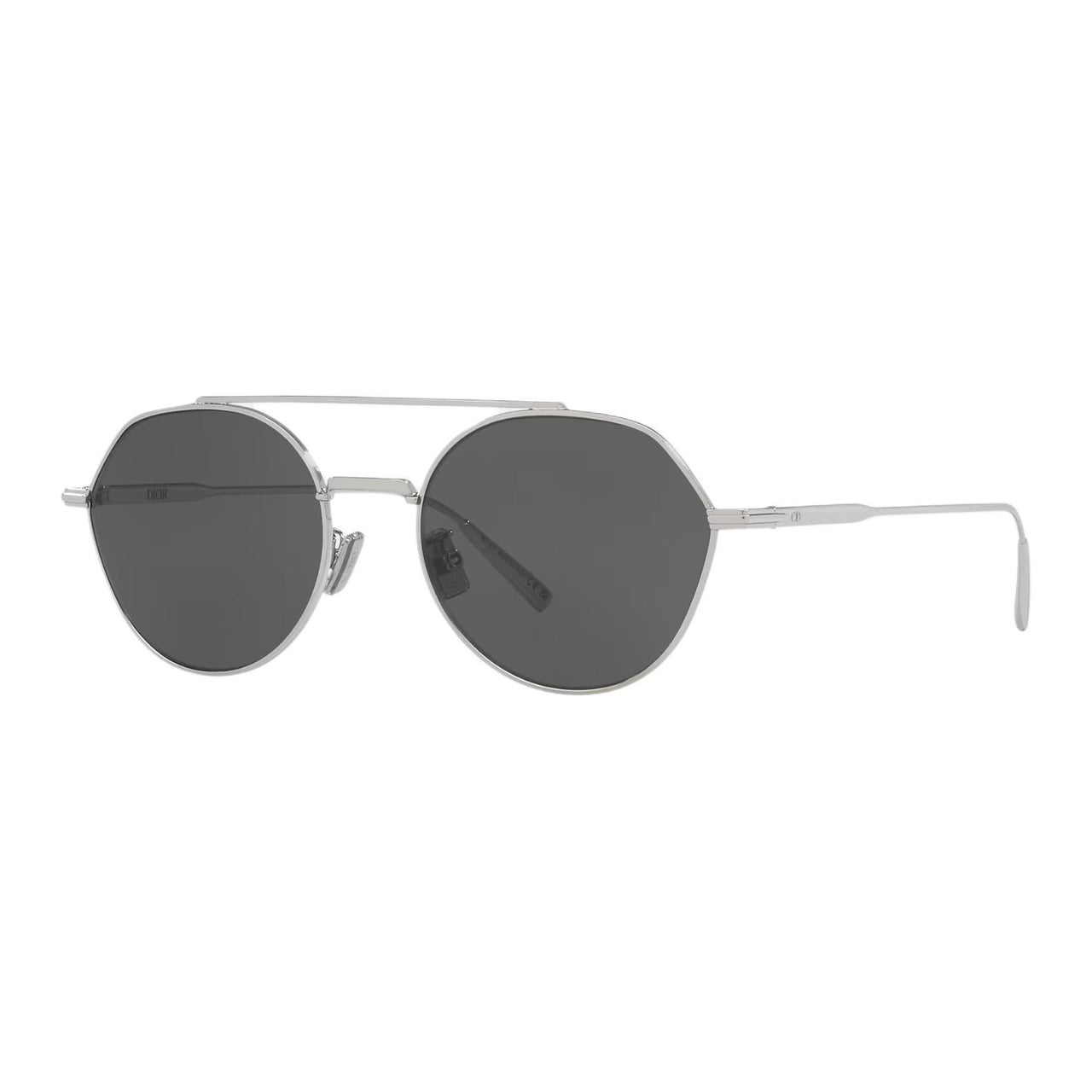 DIOR Metal Aviator Sunglasses Men's Silver