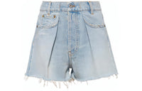 MIU MIU FW22 Denim Shorts Women's Blue