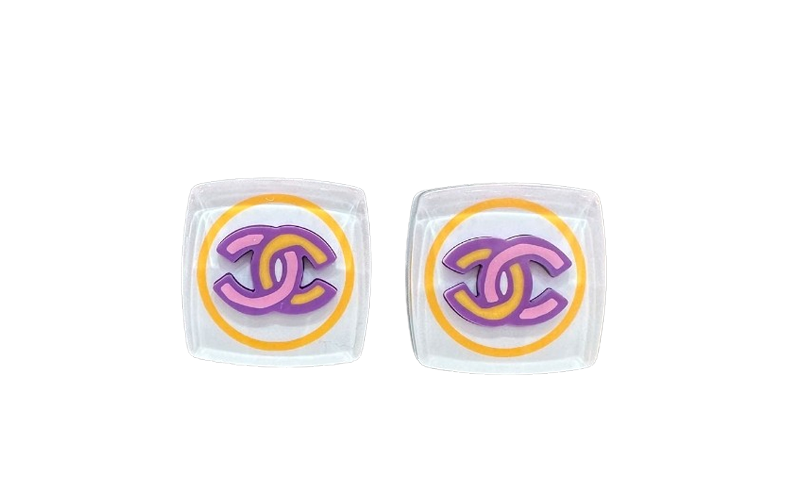 CHANEL Stud Earrings Women's