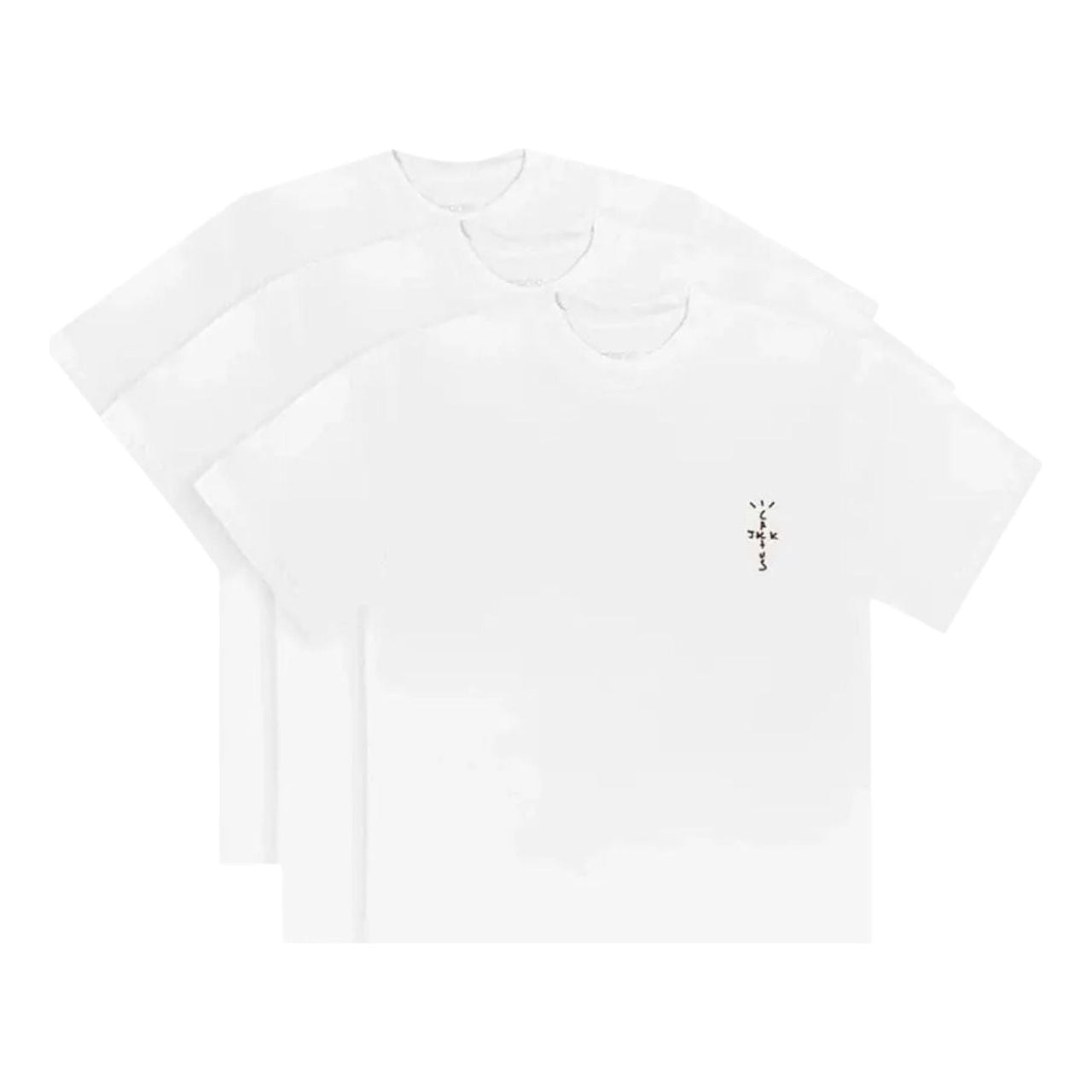 Travis Scott CJ T-Shirt (3 Pack) 'White' CFMF-3T11-WHIT