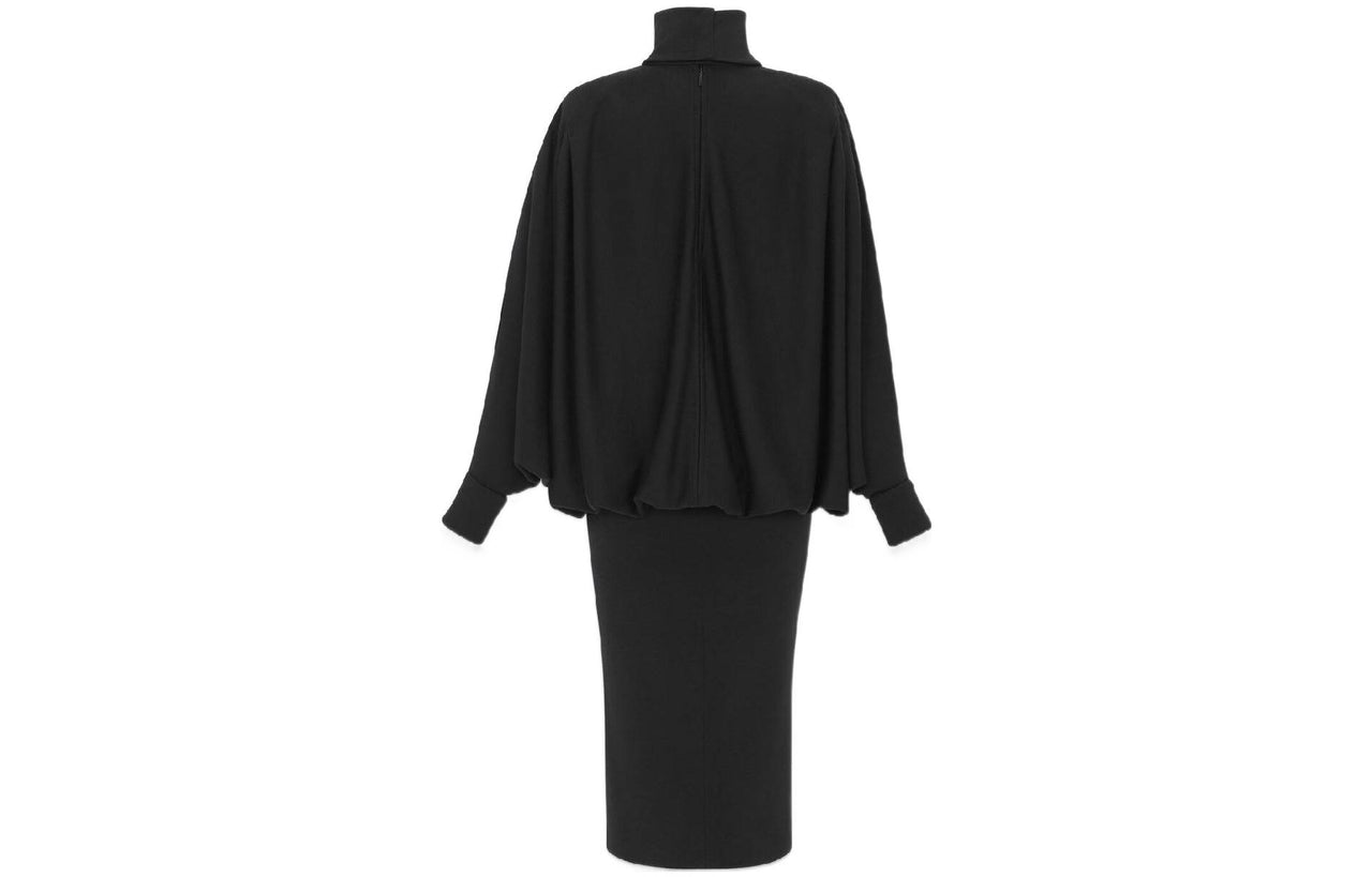 SAINT LAURENT Oversize Turtleneck Dress