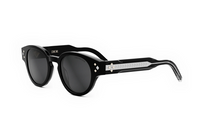 DIOR Acetate Round Sunglasses Men's Black