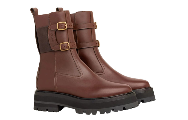 CELINE Ankle Boots Women's Ebony