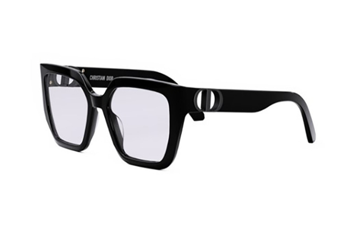 DIOR Acetate Butterfly Eyeglass Frames Men's Black