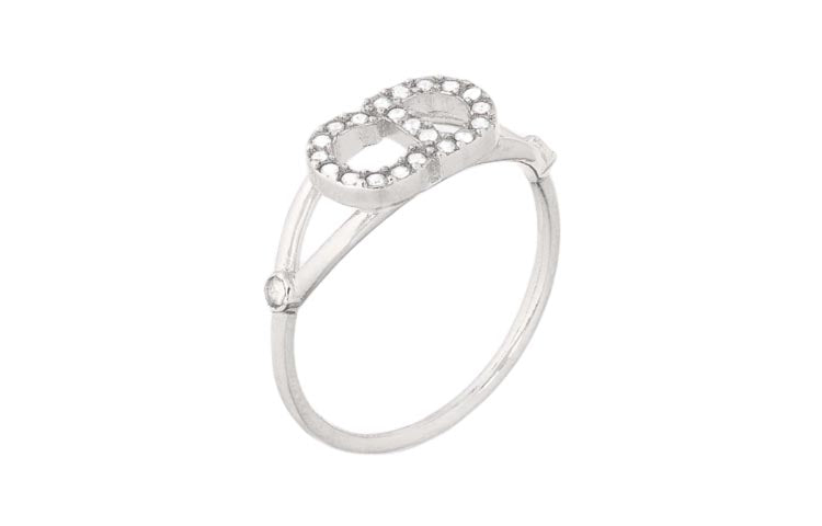 DIOR Metal Rings Women's Silver