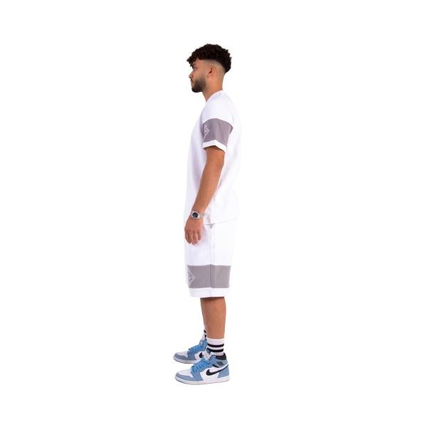 House of Cenmar Short with Patch 'White' HOC-WPS3