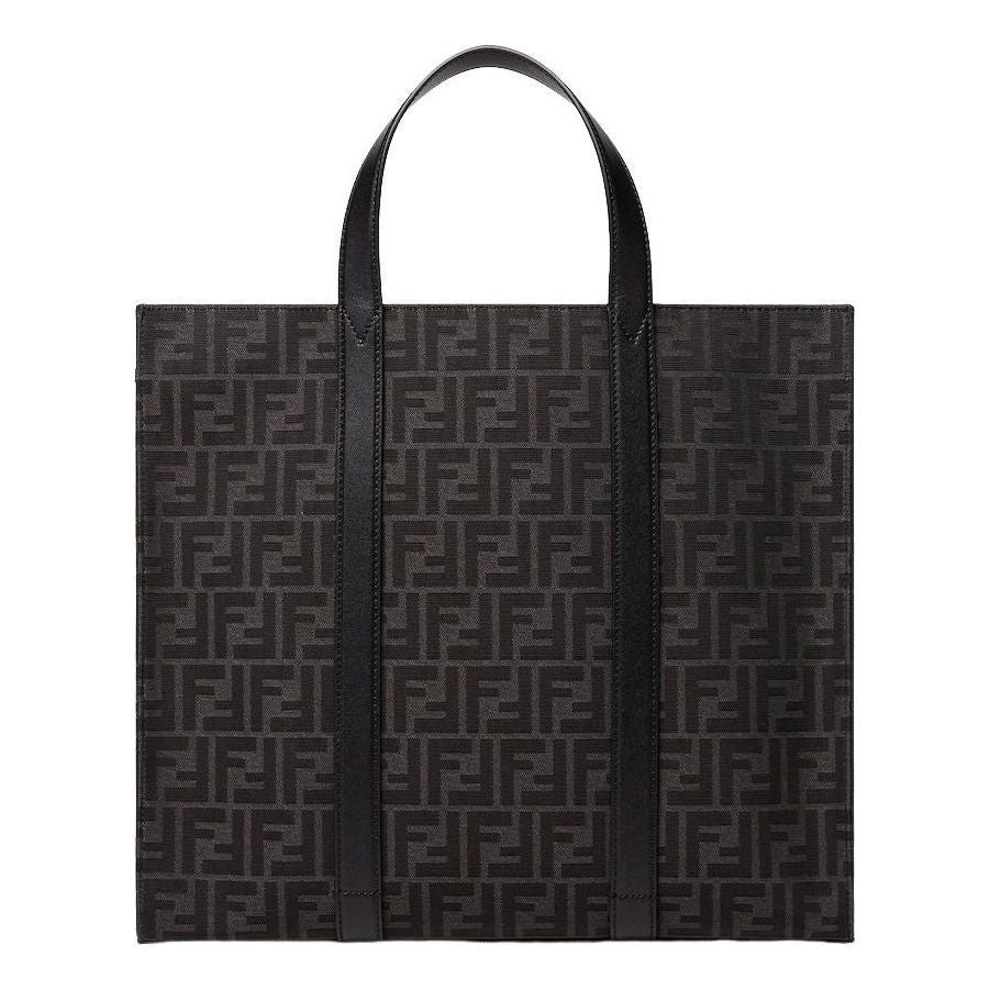 Fendi FW25 FF Jacquard Shopper FF Jacquard Bag 'Black' 7VA390AG0MF0NPN