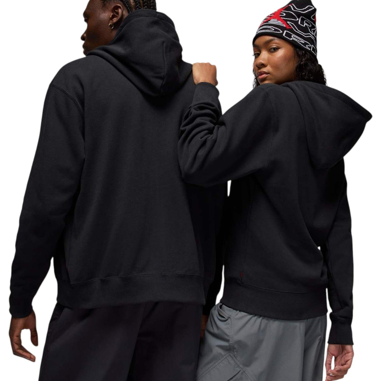 Air Jordan x Awake NY Full-Zip Fleece Relaxed Fit Hoodie 'Black' IB7288-010