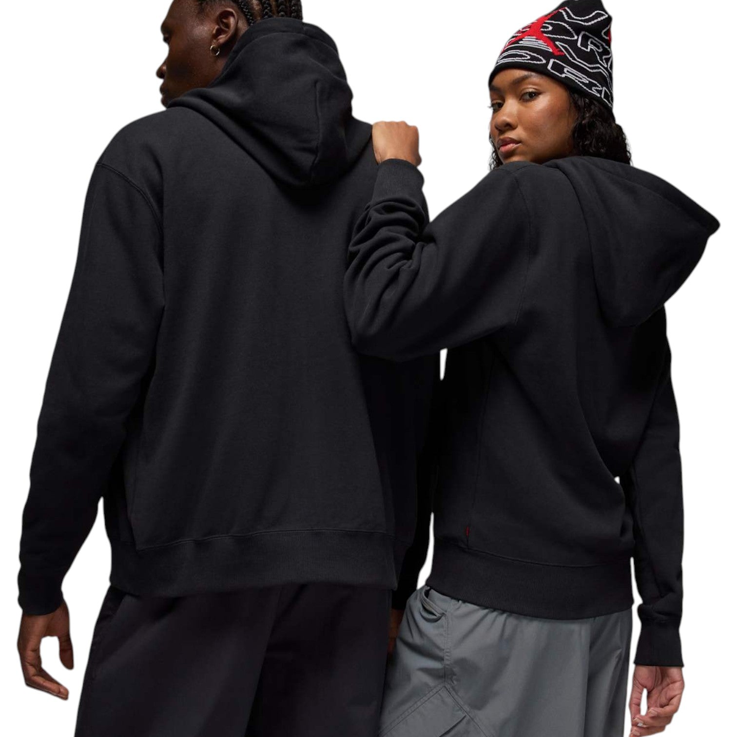 Air Jordan x Awake NY Full-Zip Fleece Relaxed Fit Hoodie 'Black' IB7288-010