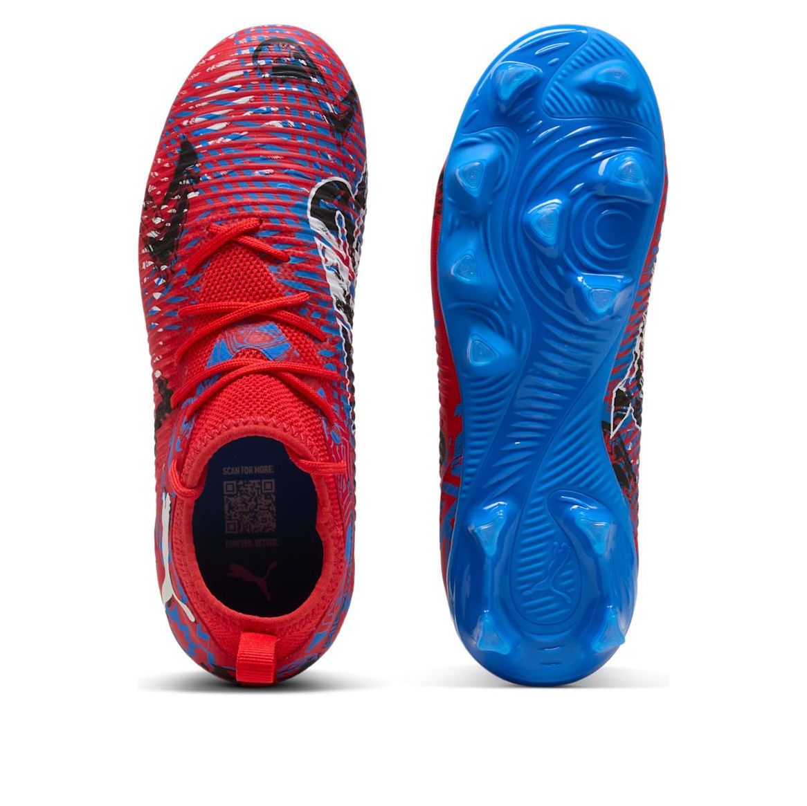 (GS) PUMA Future 8 Match Playmakers FG/AG 'PUMA Red PUMA Black Ultra Blue' 108750-01