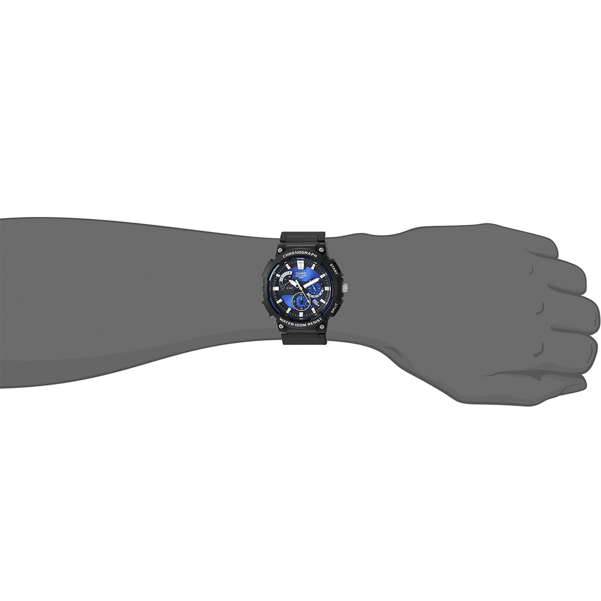 CASIO MCW-200H Waterproof Blue/Black Mens BlueBlack Analog MCW-200H-2A