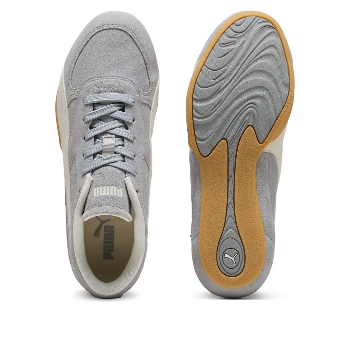 (WMNS) PUMA Bella Mina Suede 'Gray Echo Gum' 407671-02