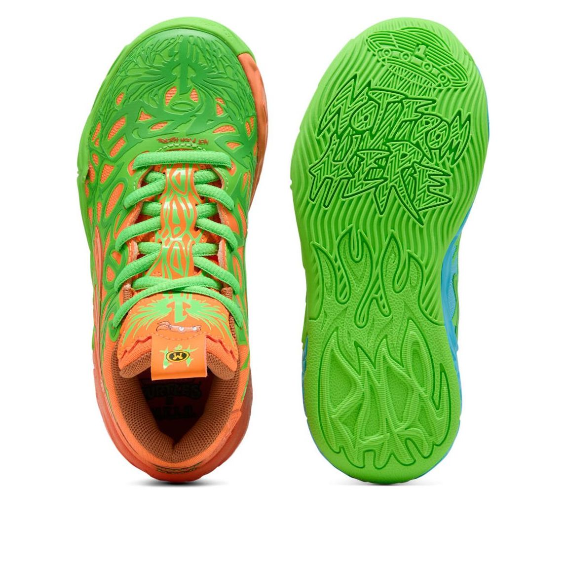 (PS) PUMA x Teenage Mutant Ninja Turtles LaMelo Ball MB.04 'Leonardo & Michelangelo' 402327-01