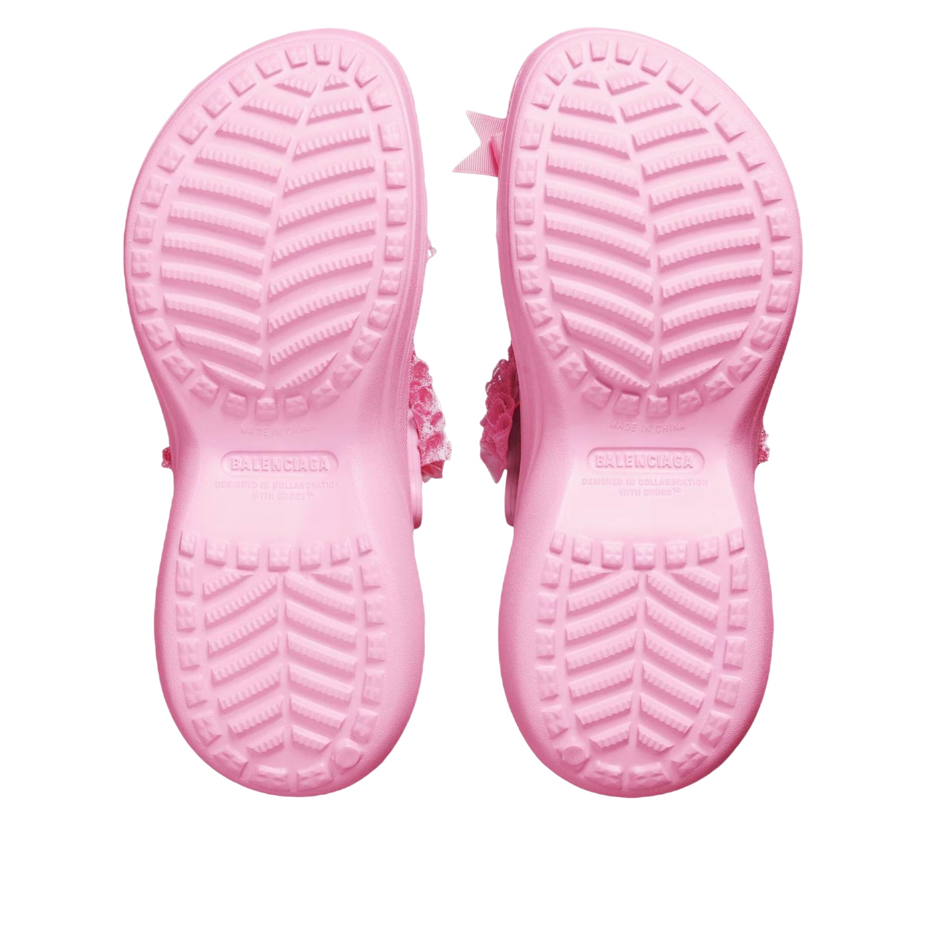 (WMNS) Balenciaga x Crocs Mule Jibbitz 'Light Pink' 720762W0FPA5108