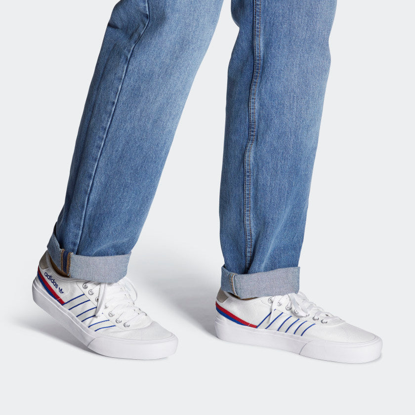 adidas Delpala 'White Scarlet Blue' FV0639
