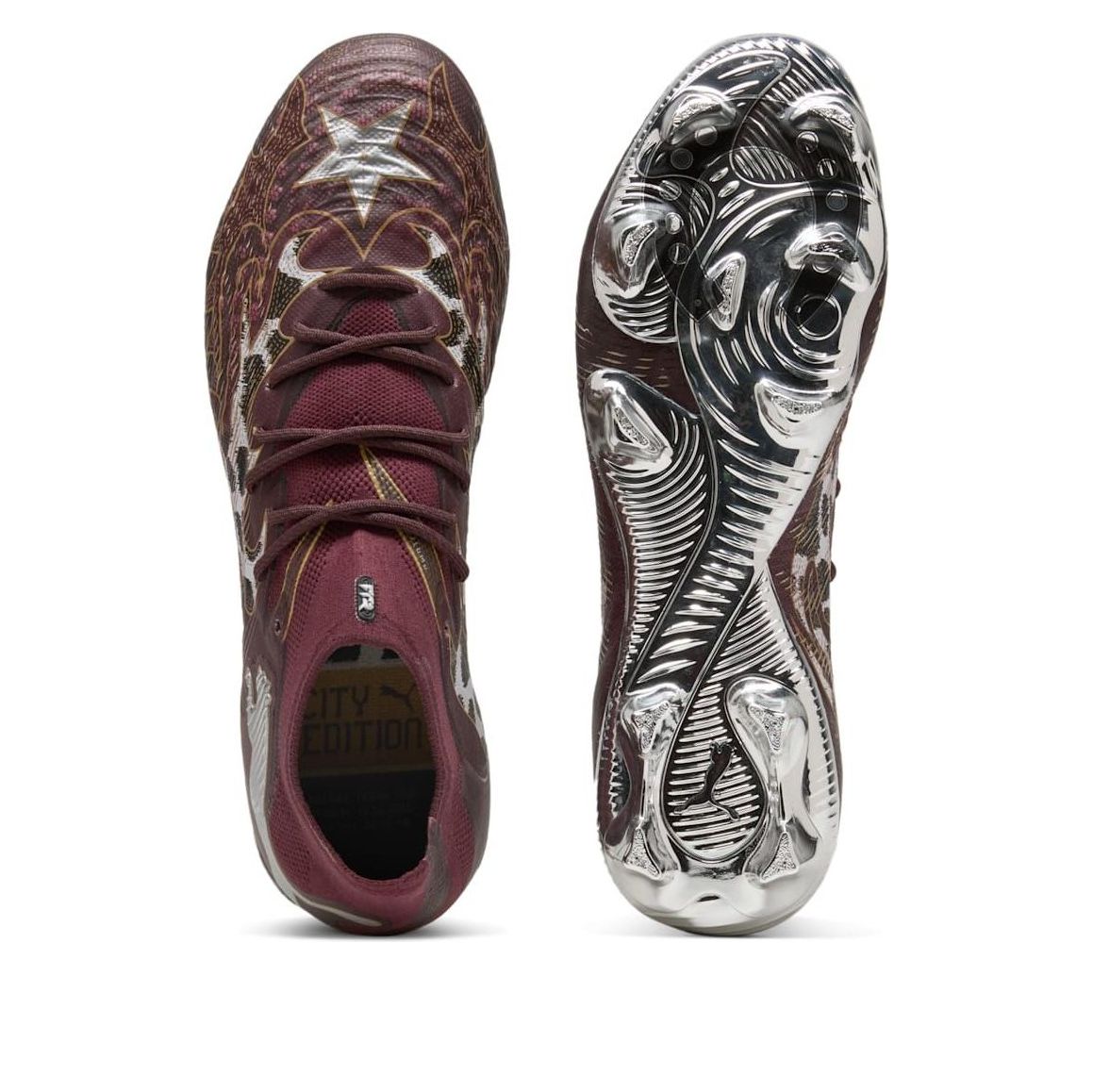 PUMA Future 9 Ultimate Ca Dal FG 'Aubergine Dark Chocolate Archive Gold' 109061-01