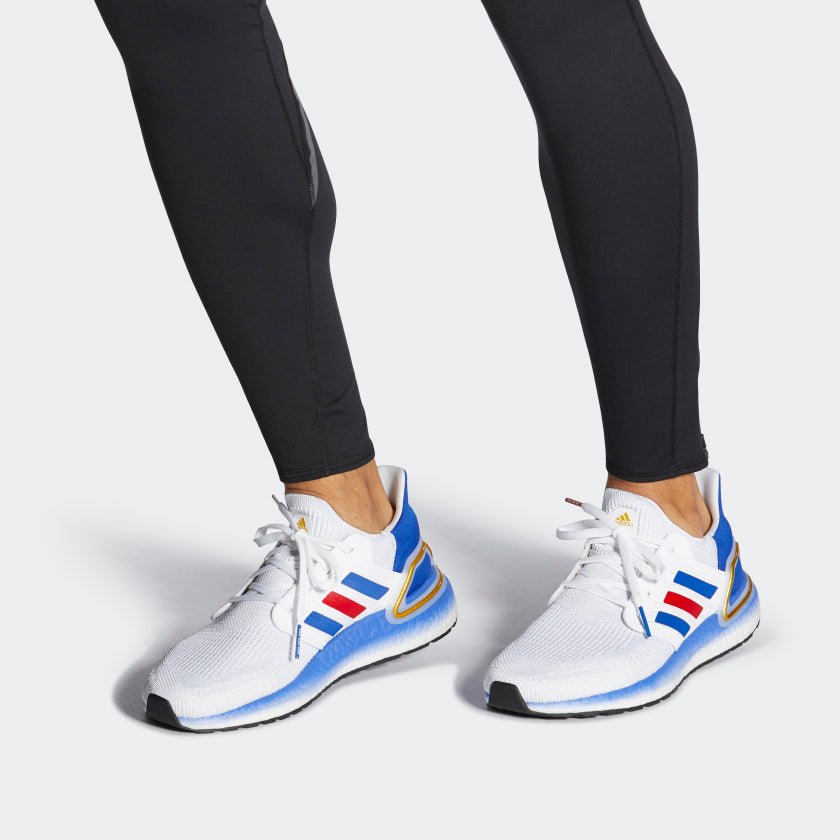 adidas Ultra Boost 20 'White Royal Blue Red' FY9039