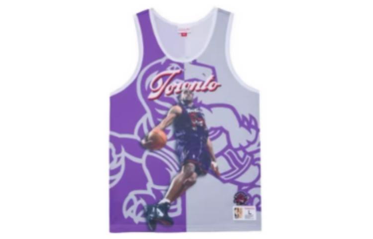 Mitchell & Ness Lakers Shaquille O'Neal Sublimated Tank 'Black White Yellow Purple' TMTK3207-LALYYSONBKGD