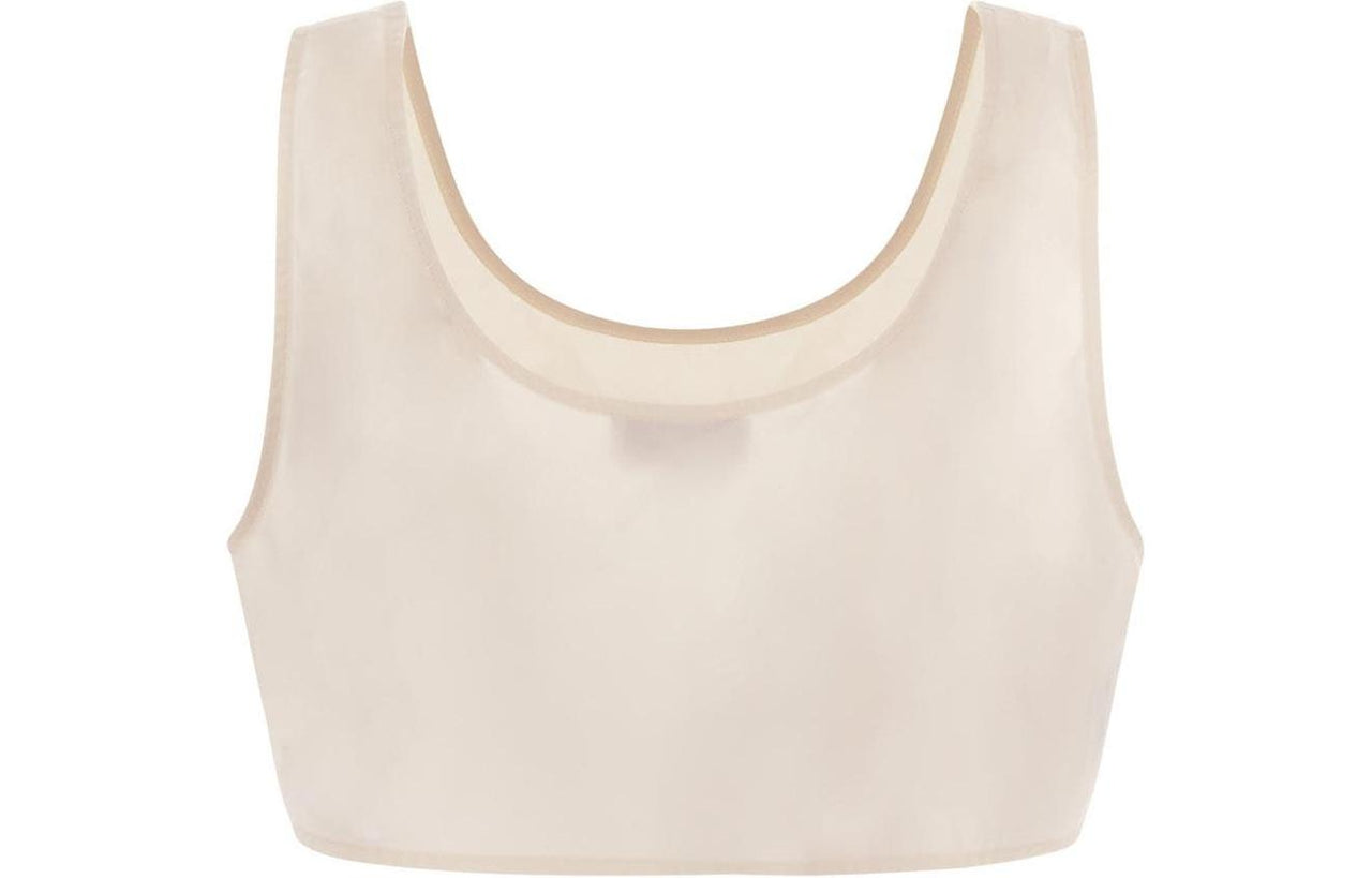 MIU MIU Sleeveless Cropped Top