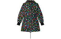 LOUIS VUITTON X Yayoi Kusama Painted Dots Long Parka Black