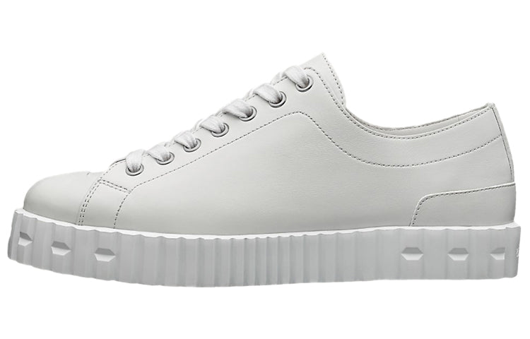 HERMES Low-Top Stylish Skateboarding Shoes Women's White