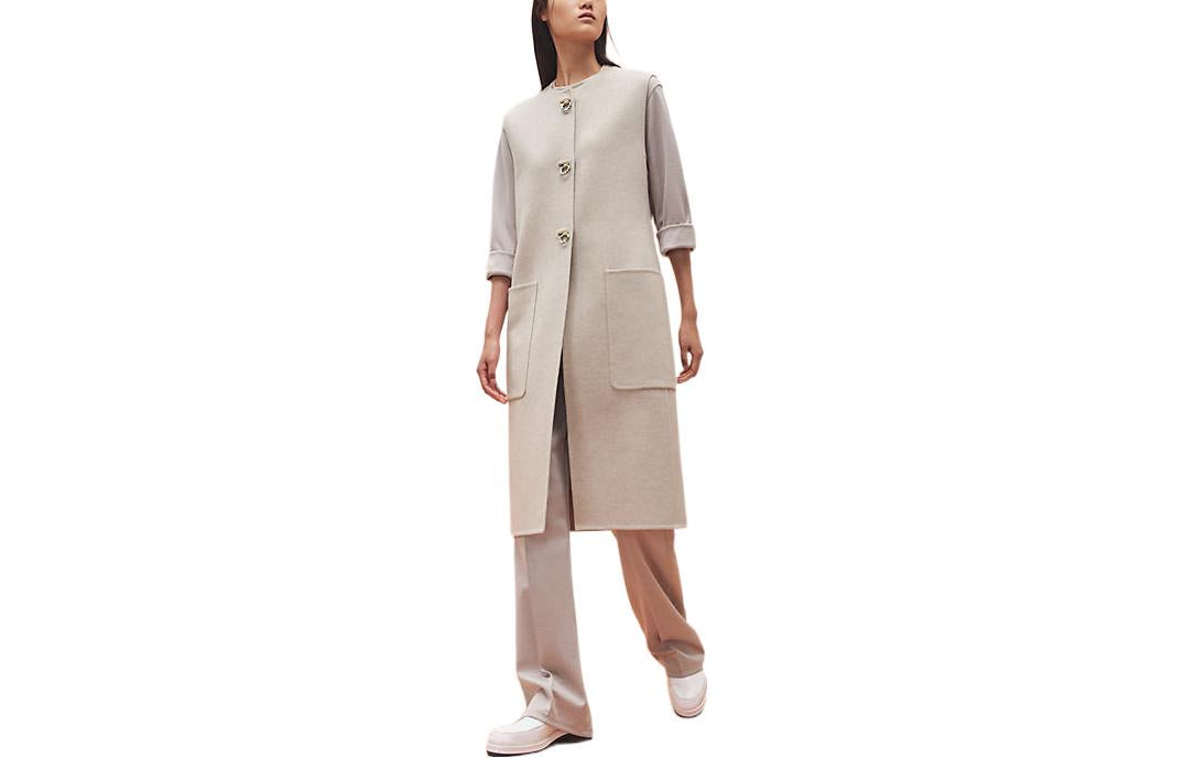 HERMES SS23 Vests Women's Ecru