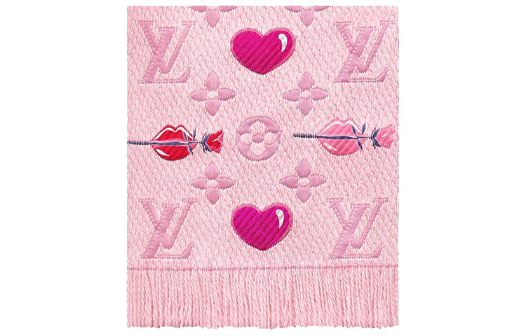 LOUIS VUITTON Scarves Unisex Pink