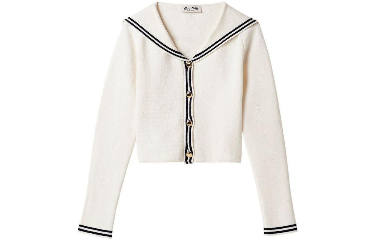 MIU MIU SS24 Knitwear Women's White