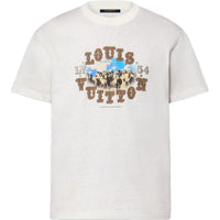 LOUIS VUITTON Graphic Cotton And Linen-Blend T-Shirt