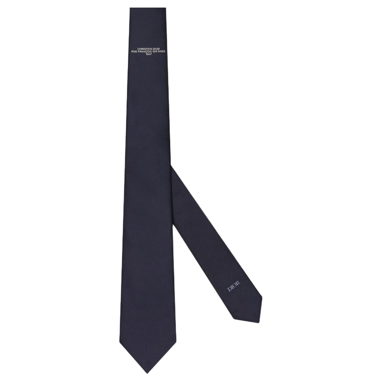 DIOR Mulberry Silk Ties Men Blue