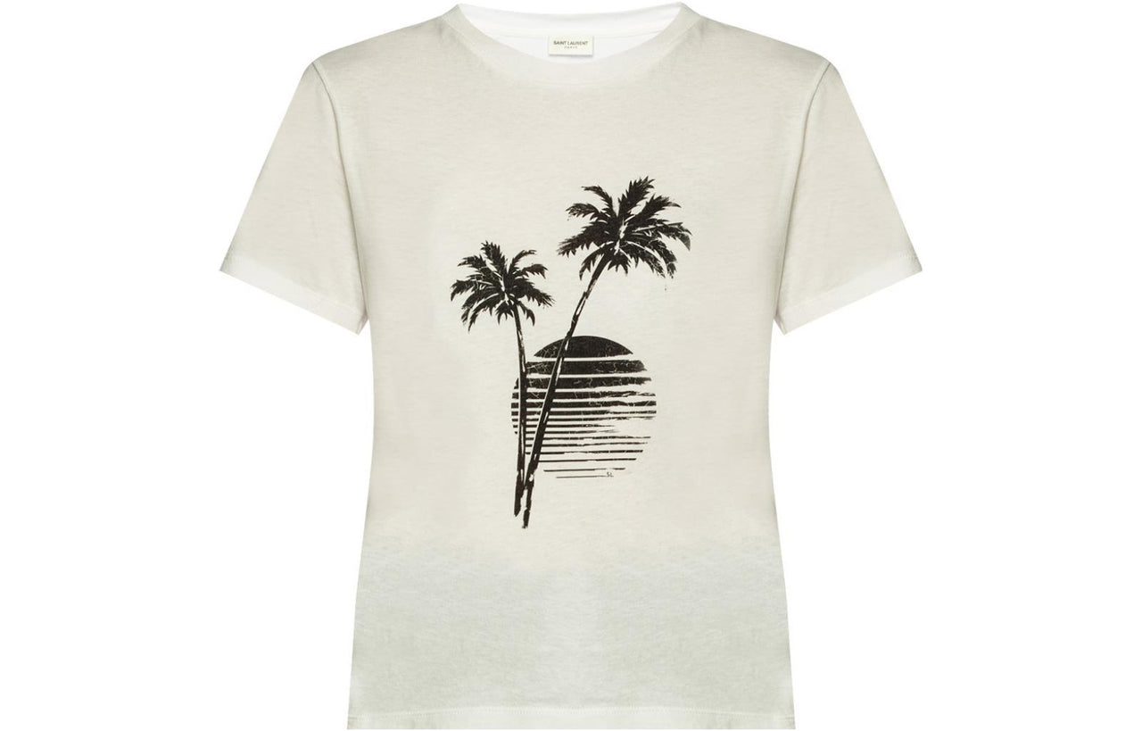 SAINT LAURENT T-Shirts Women's White