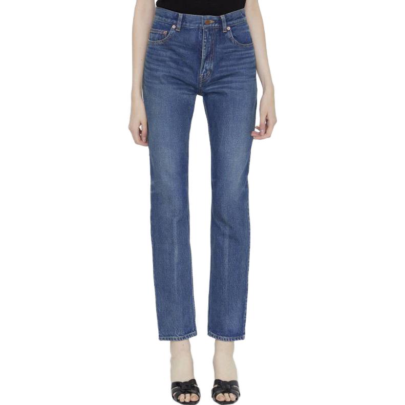 SAINT LAURENT Cindy Mid-Rise Jeans
