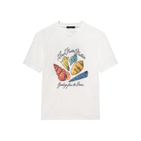 LOUIS VUITTON Printed Short-Sleeved Cotton T-Shirt