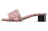 DIOR Dway Odor-Resistant Slide Slippers Women's Gray Pink