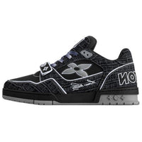 LOUIS VUITTON Trainer Low-Top Skateboard Shoes Men's Black