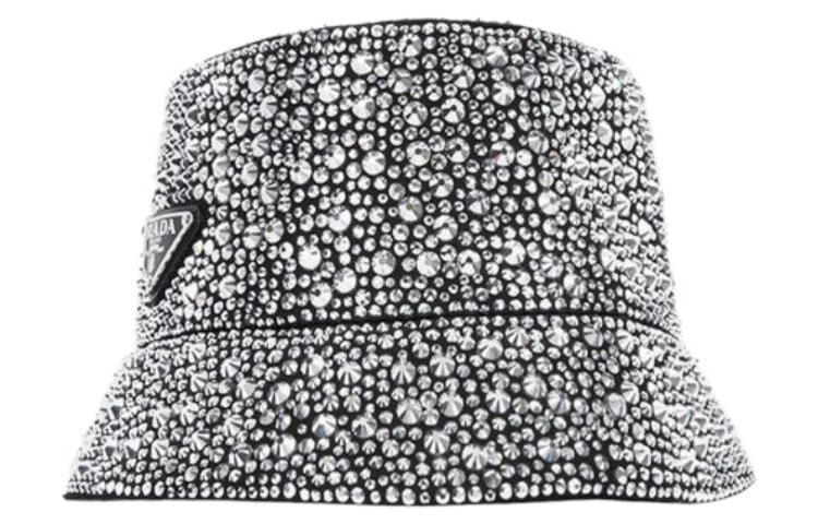 PRADA Bucket Hats Unisex Silver