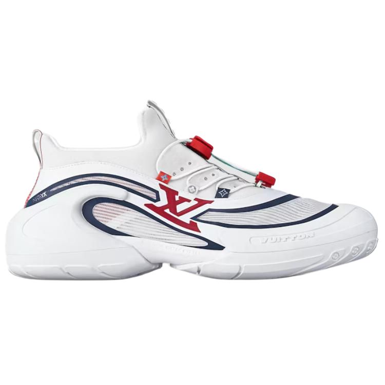 LOUIS VUITTON Barracuda Low-Top Casual Shoes Men's White