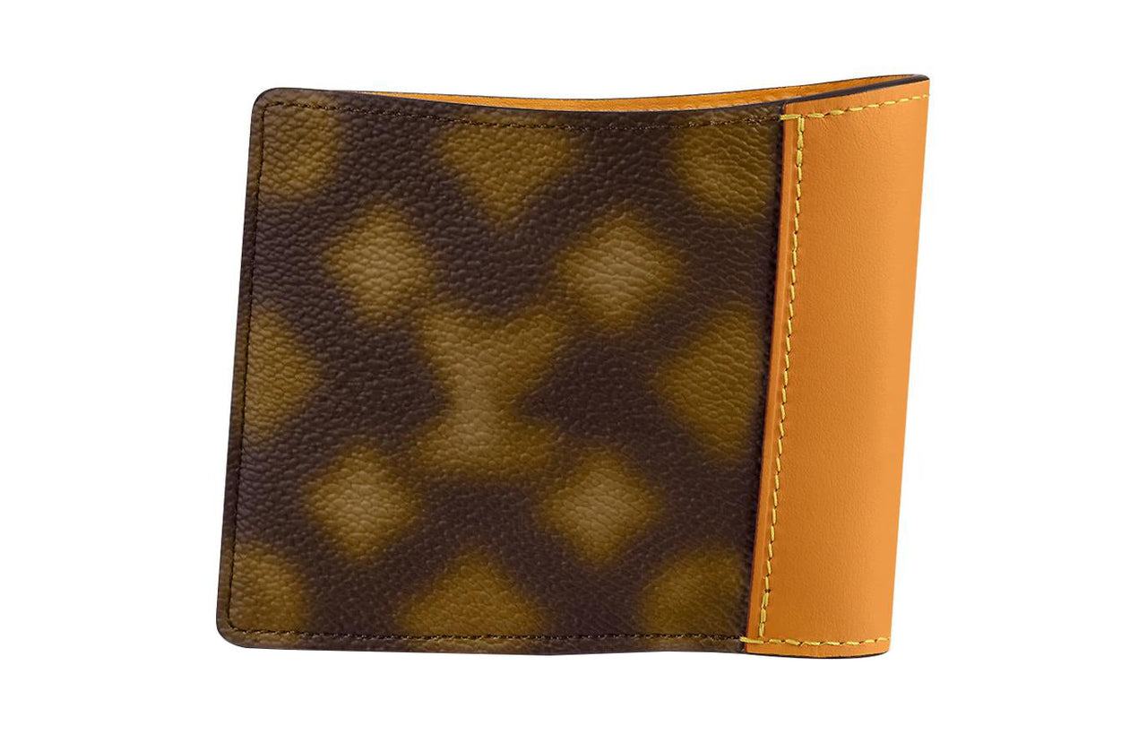LOUIS VUITTON Slender Wallet Blurry Monogram Brown