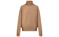 LOUIS VUITTON New Quarterly Products Of LV Cashmere Sweaters Women's Caramel