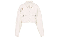 MIU MIU Denim Jacket Women's White