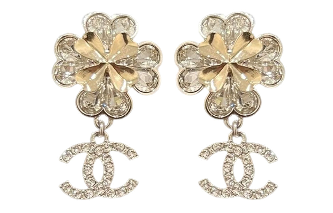 CHANEL Earrings Women's Gold