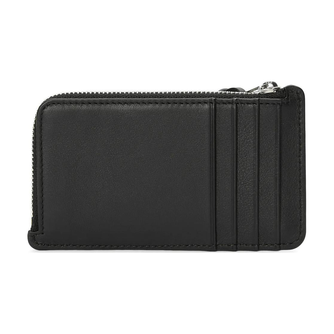 LOEWE Nappa Cow Leather Card Holder Women's Black