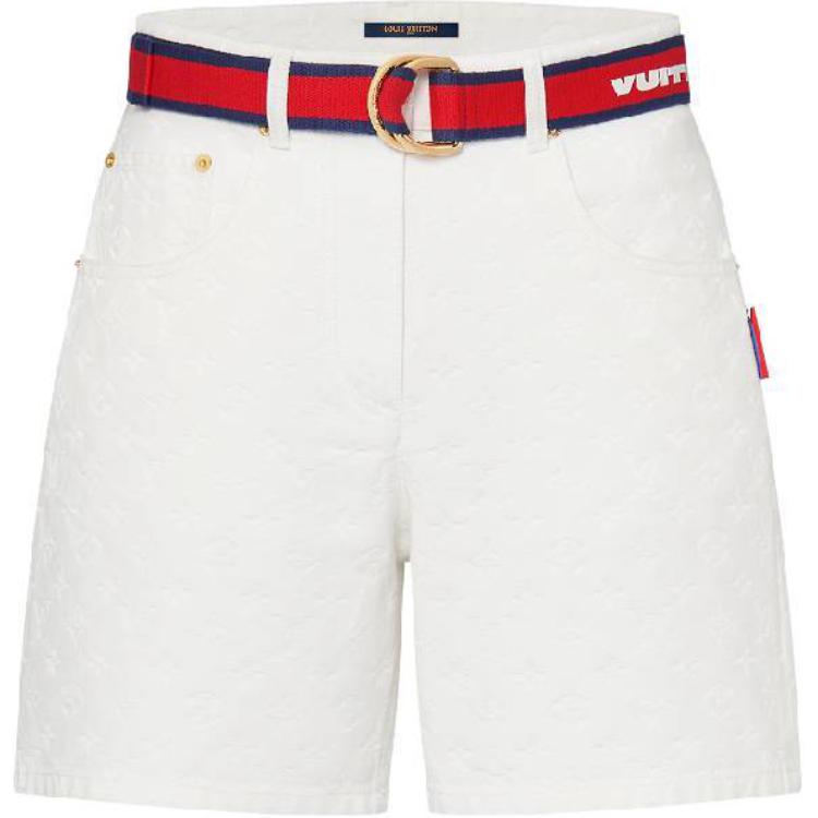 LOUIS VUITTON Lv X Ac Embossed Monogram Shorts
