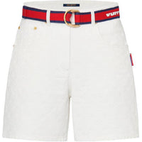 LOUIS VUITTON Lv X Ac Embossed Monogram Shorts