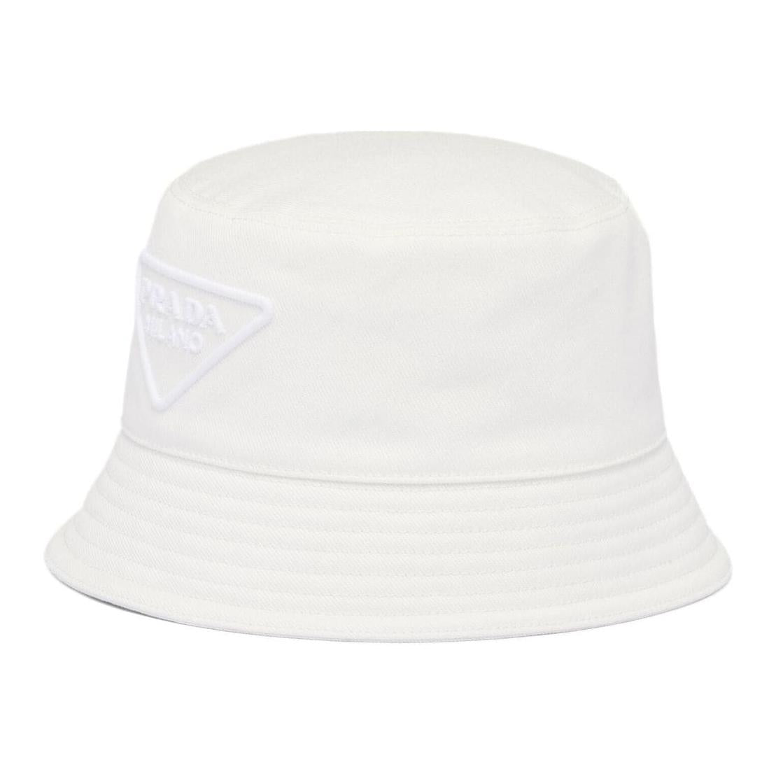 PRADA Fabric Bucket Hats Men's White