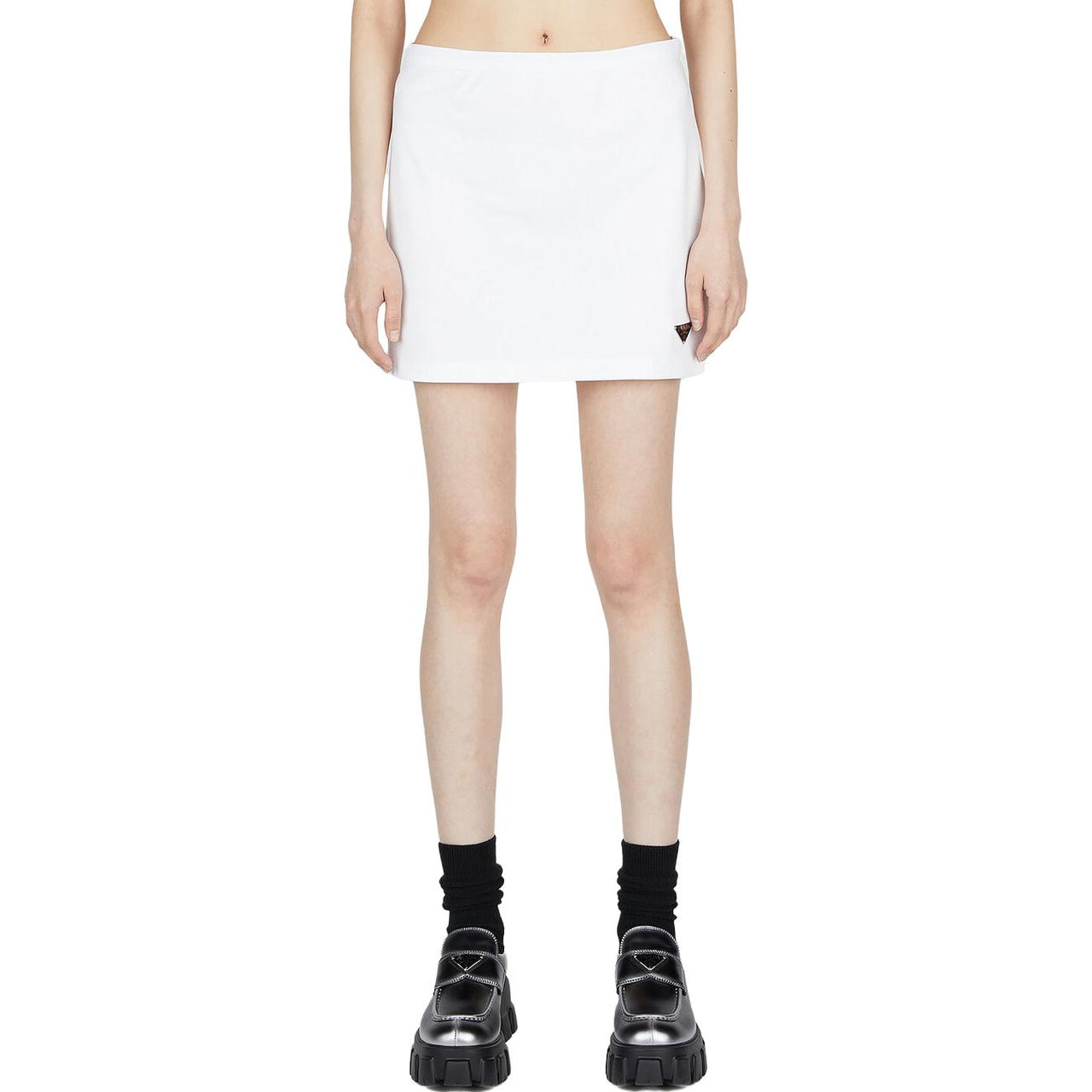 PRADA SS23 Casual Short Skirts Women's White