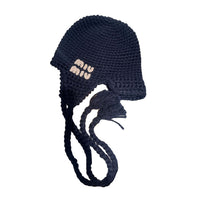 MIU MIU Wool Hats & Caps Women's Navy Blue