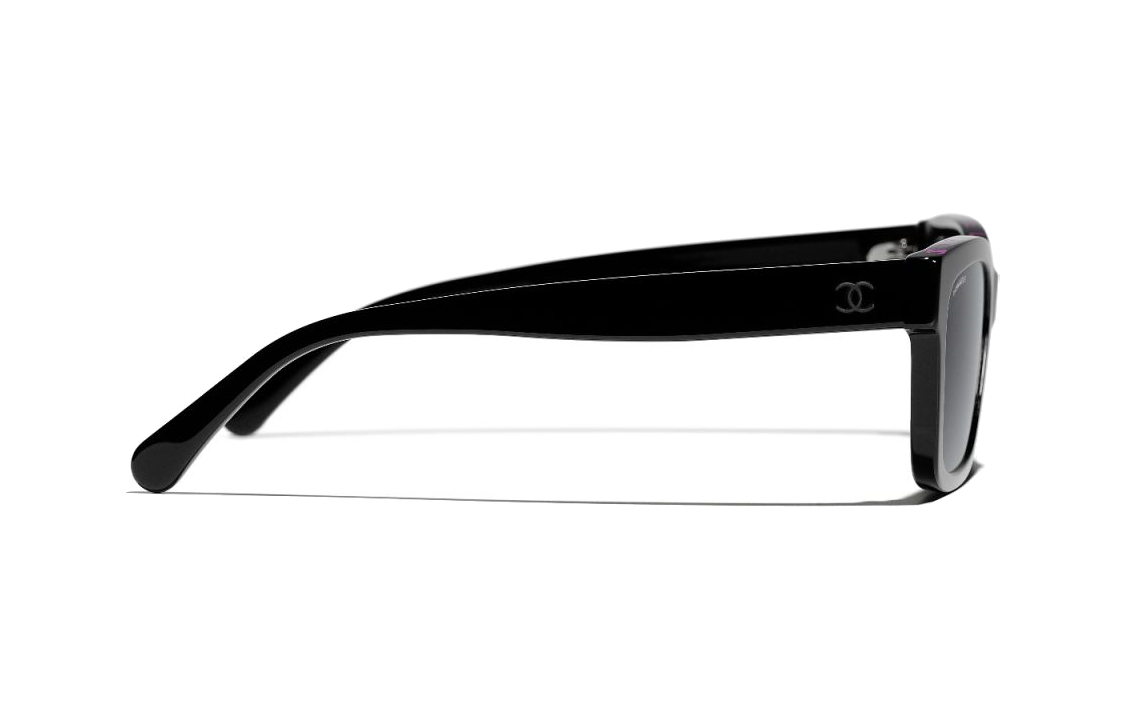 CHANEL Sunglasses Unisex Black