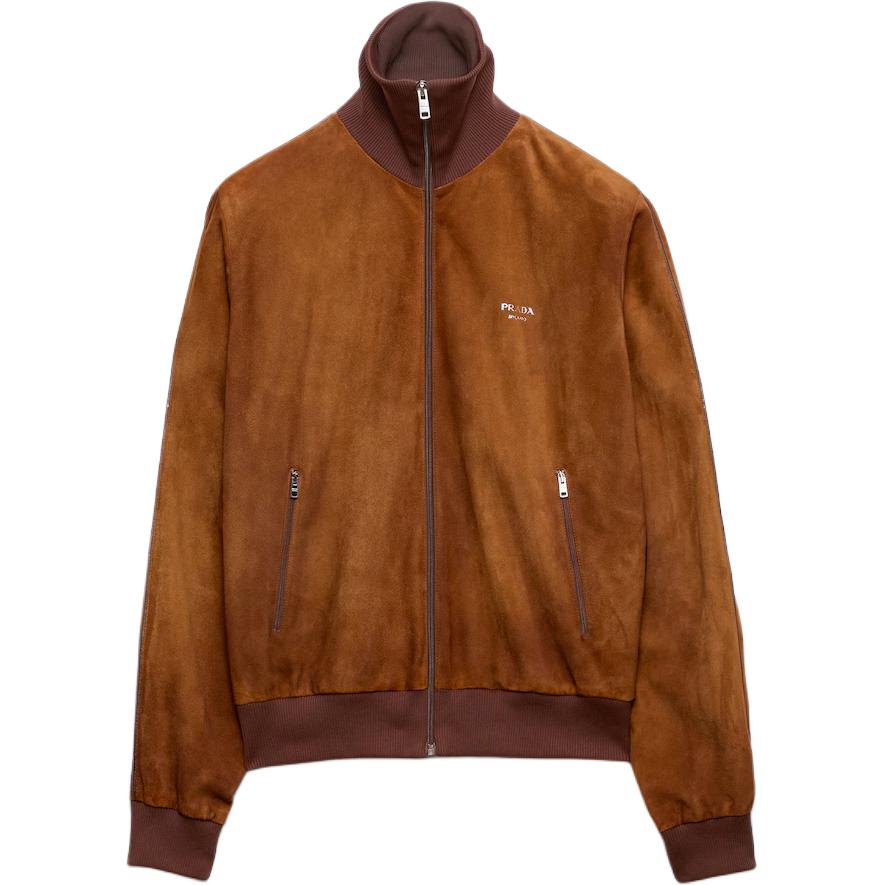 PRADA Jackets & Coats Men's Cognac