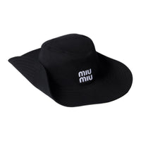 MIU MIU Cotton Bucket Hats Women's Black